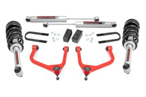 GMC Sierra 1500 Suspension Lift Kit - Front + Rear - Rough Country - 3.5 Inch Lift + Mono Leaf Rear + N3 Struts - '19-'24